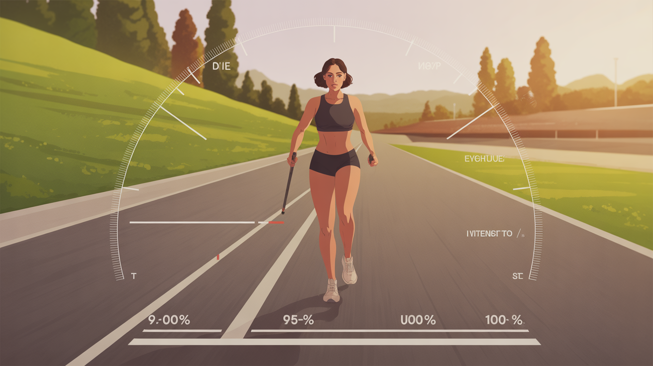 Fractionné VO2max femme piste