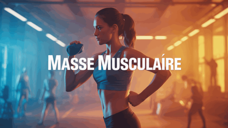 Masse musculaire femme silhouette sportive haltere