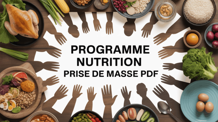 programme nutrition prise de masse pdf, table aliments divers
