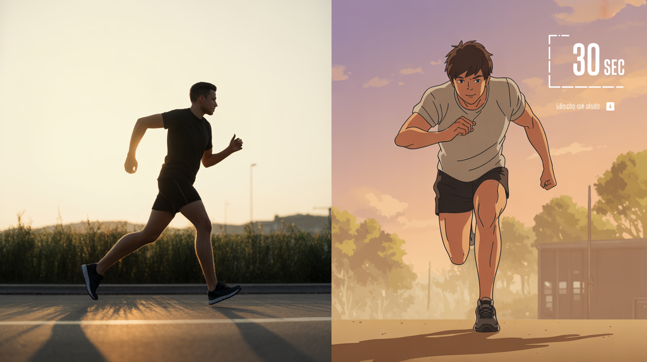Comparatif cardio marche rapide et HIIT illustration