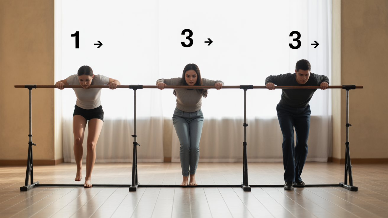 schema phases muscle up femme sur barre