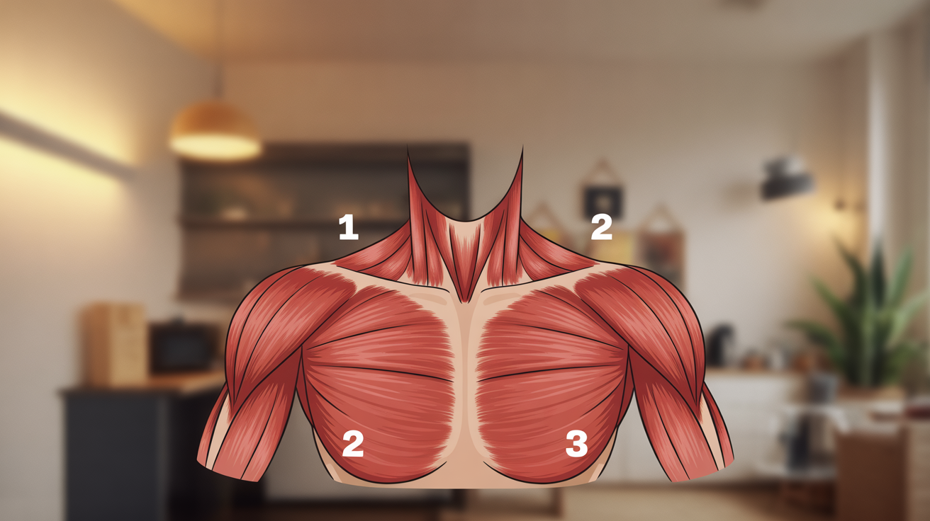Muscles développé incliné femme pectoraux et épaules