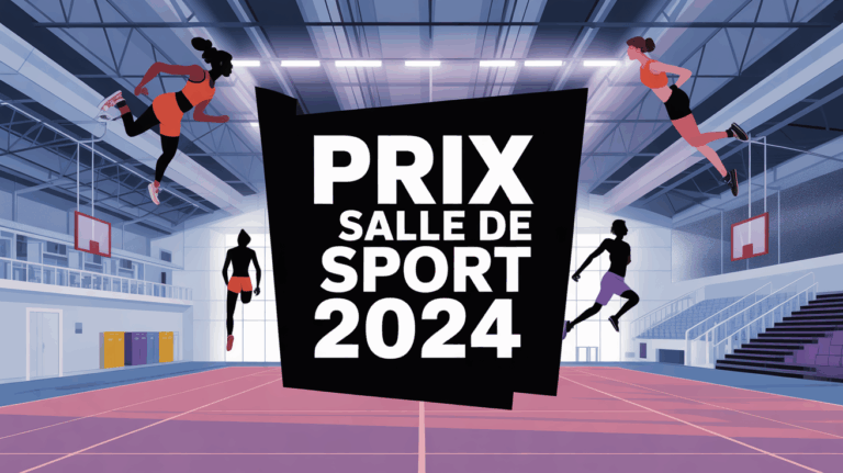 Vue coupe salle de sport moderne ambiance dynamique