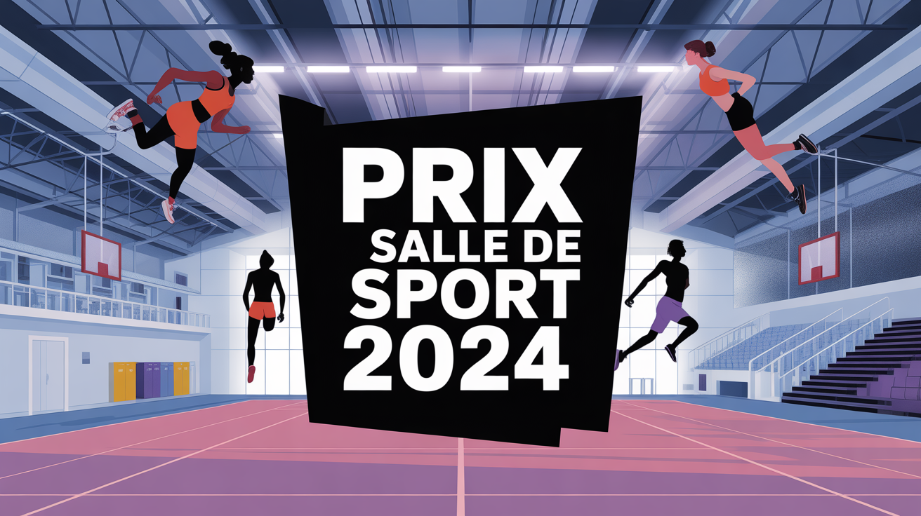Vue coupe salle de sport moderne ambiance dynamique