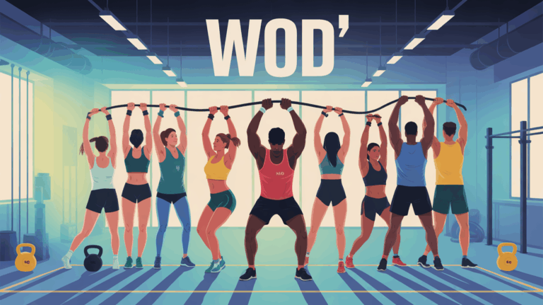 groupe wod entrainement salle sport ambiance energie