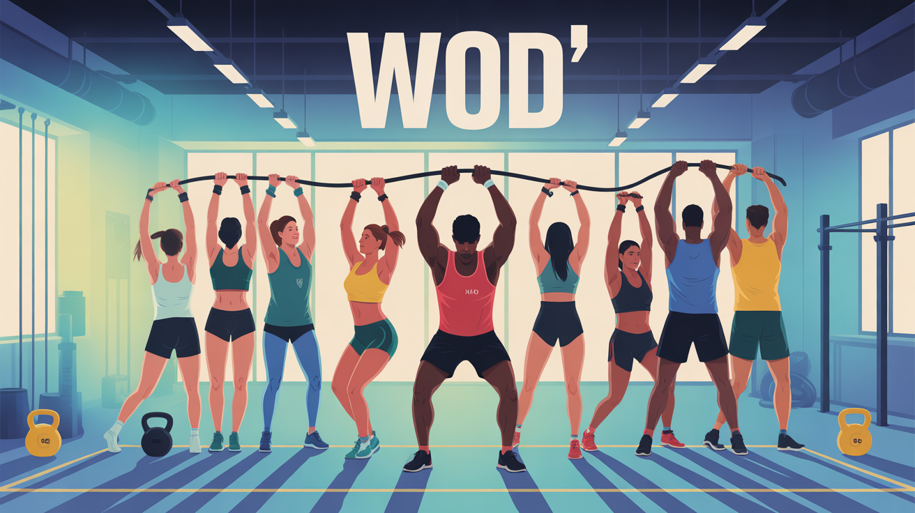 groupe wod entrainement salle sport ambiance energie