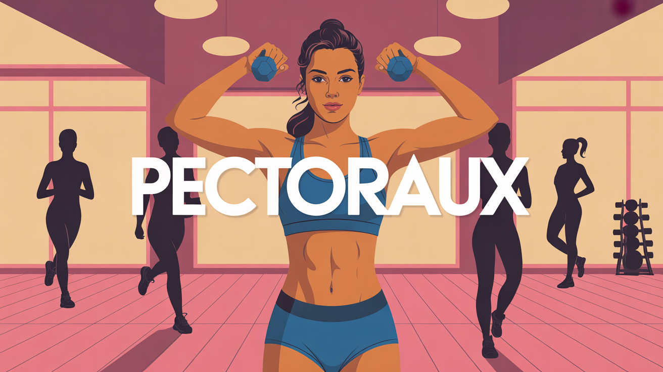 femme musculation pectoraux motivation groupe