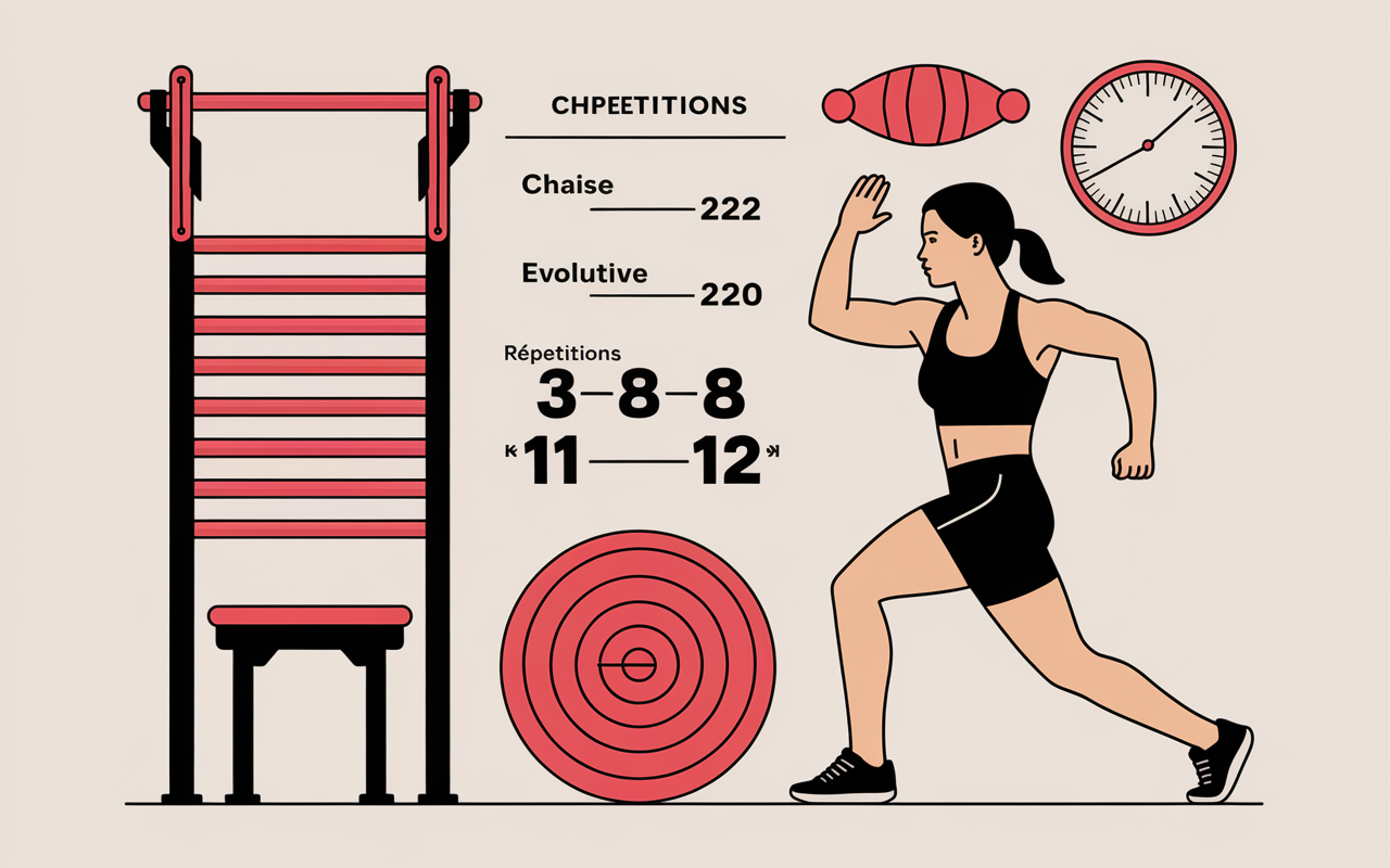 tableau exercices pectoraux haltère coaching