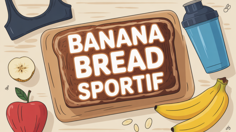 banana bread sportif entier et decoupe healthy