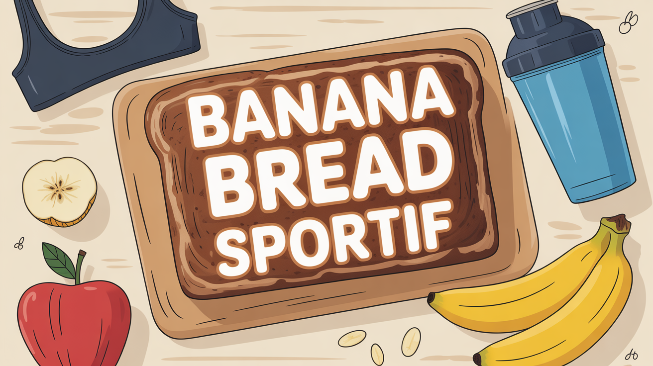 banana bread sportif entier et decoupe healthy