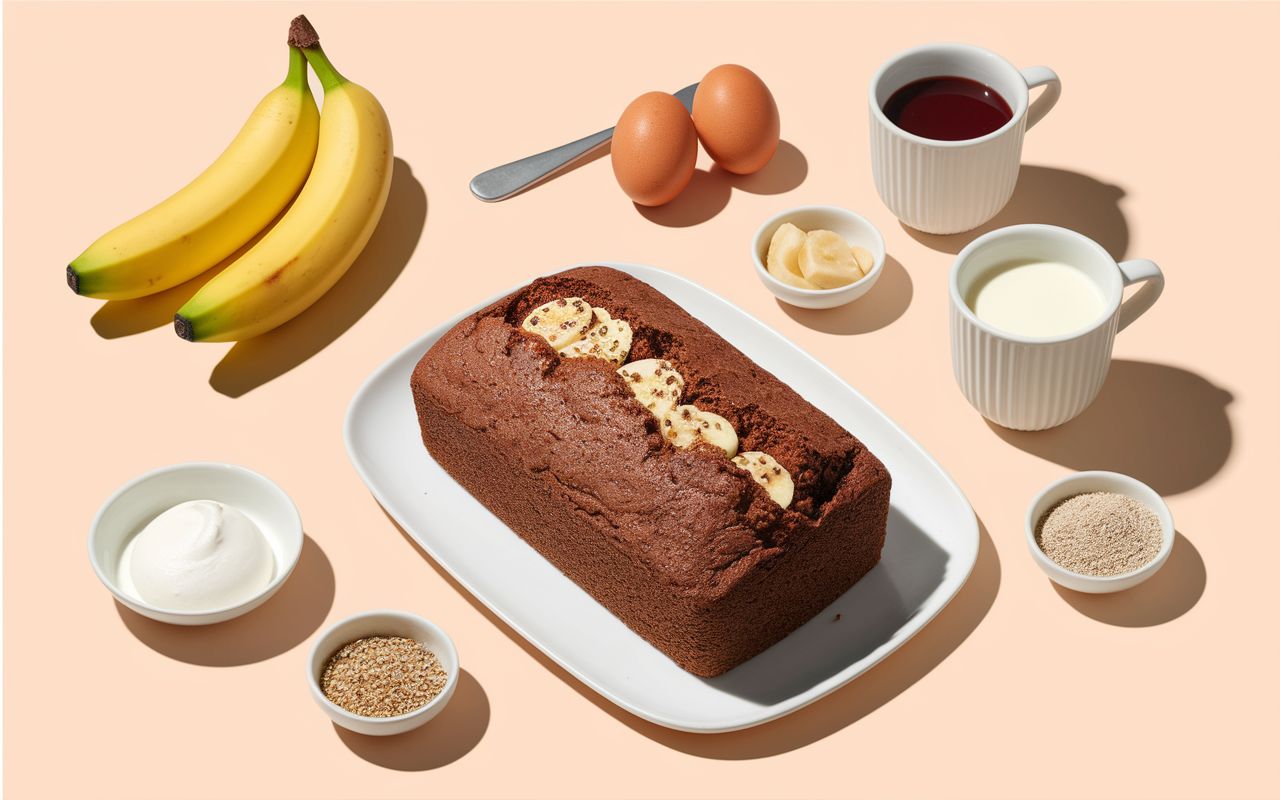 banana bread sportif tranche ingredients collation maison