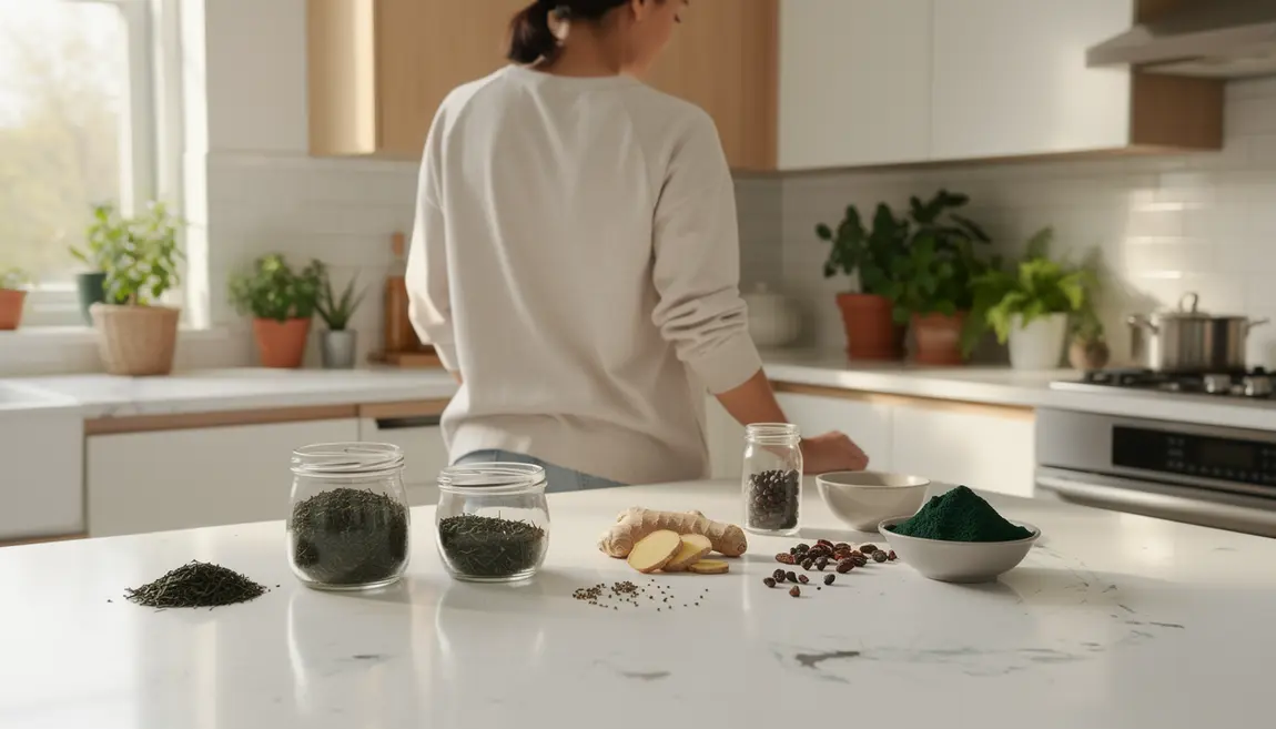 femme choisit aliments bruleurs de graisse naturels cuisine