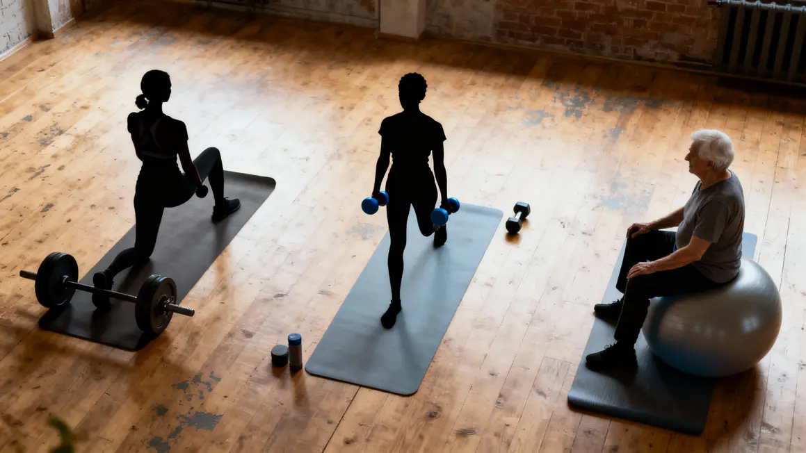 circuit training pour débutant intermédiaire senior
