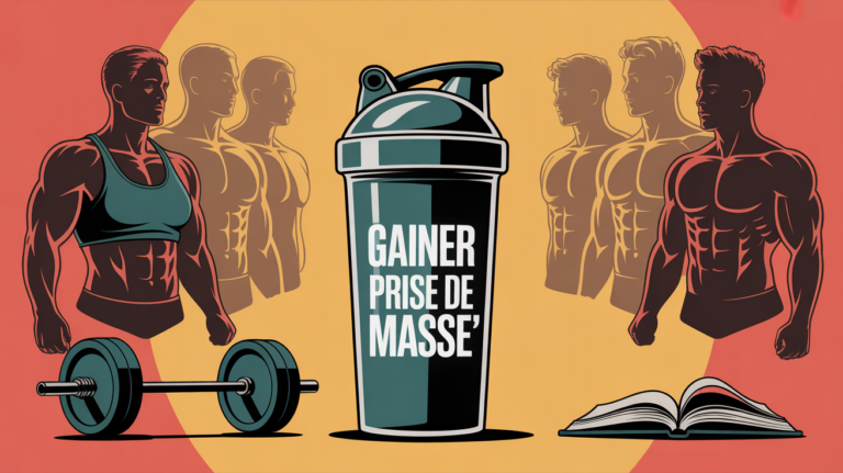 shaker gainer prise de masse musculation