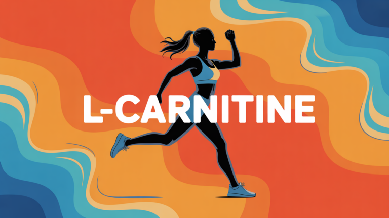 Silhouette féminine L-carnitine dynamique sport