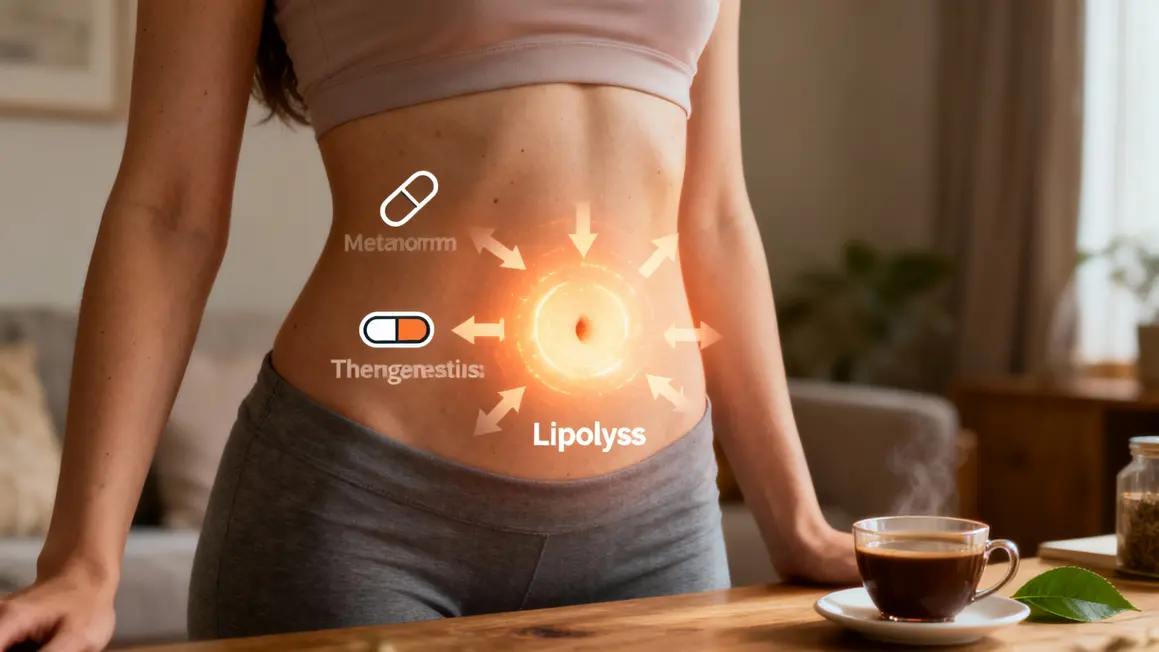 schema corps femme metabolisme perte ventre