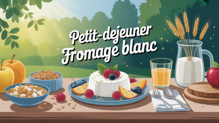 bol fromage blanc fruits granola scene petit dejeuner matinal