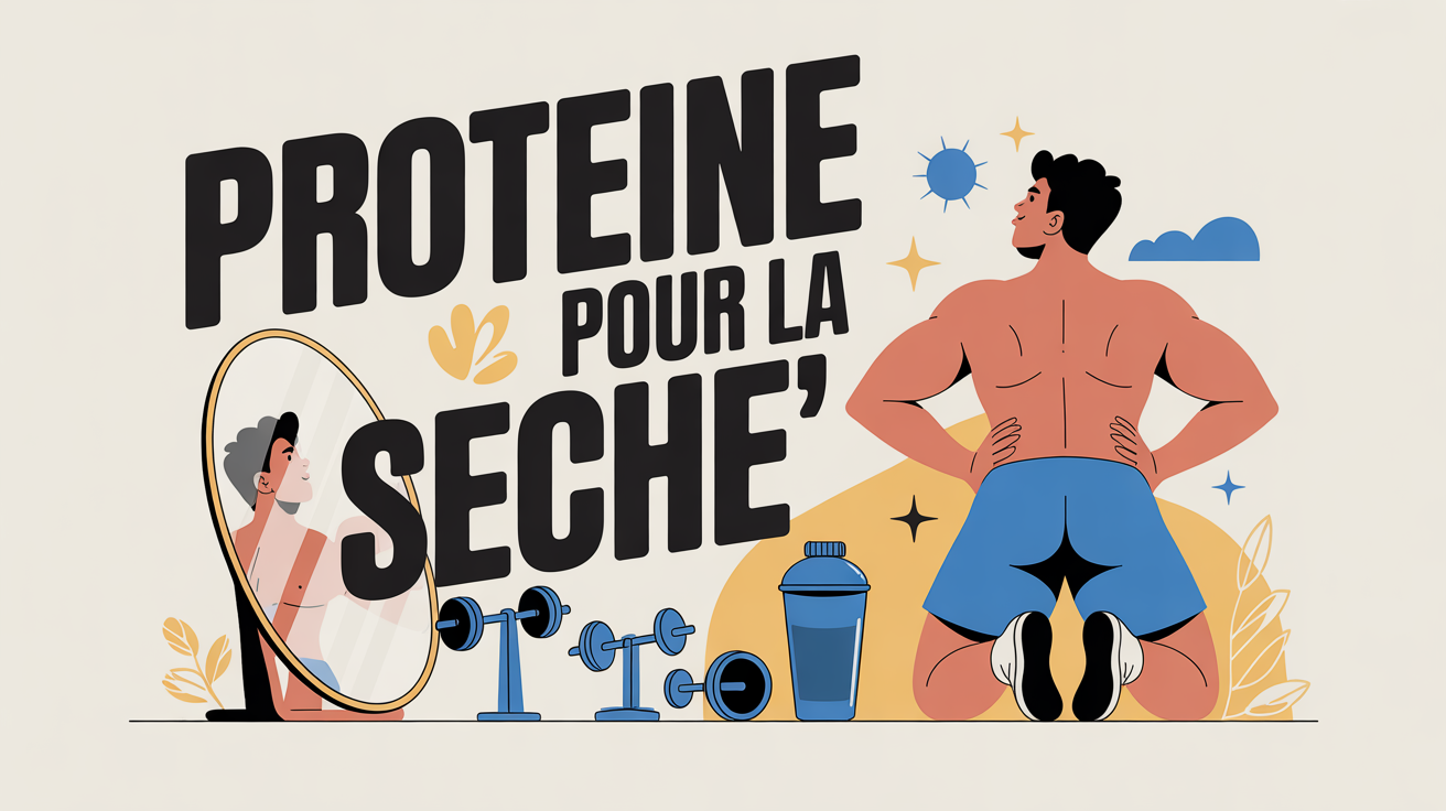 reflet sportif avec haltères balances shaker protéine sèche