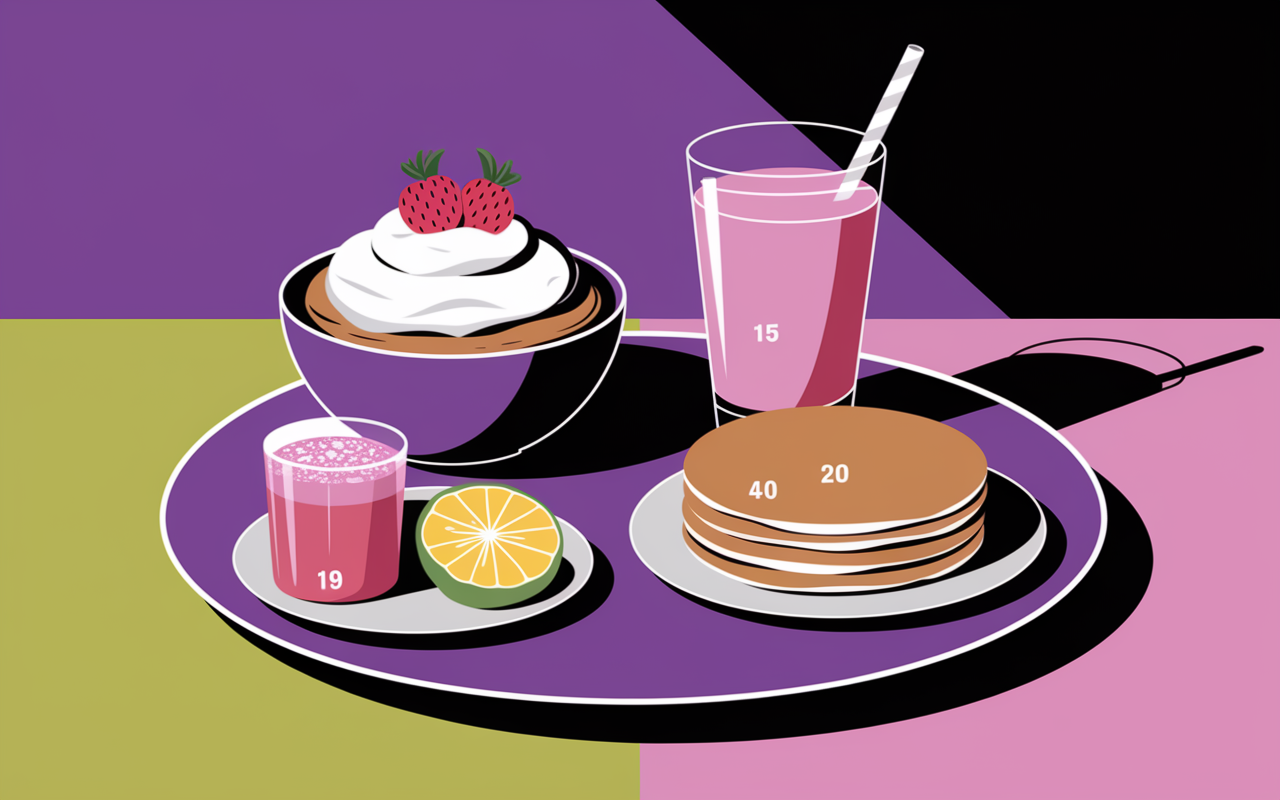 plateau petit dejeuner recettes fromage blanc bowlcake verrine smoothie