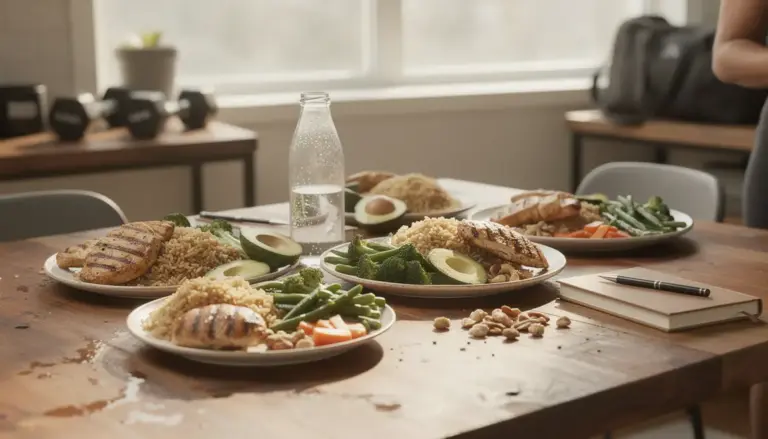 repas musculation equilibré prise de masse