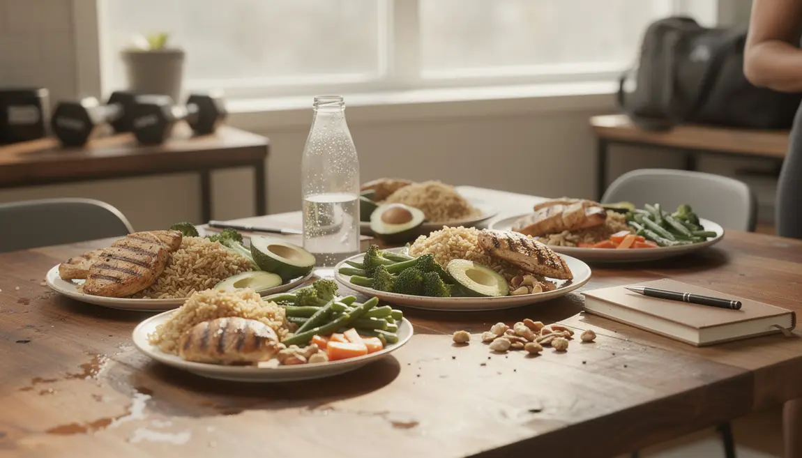 repas musculation equilibré prise de masse