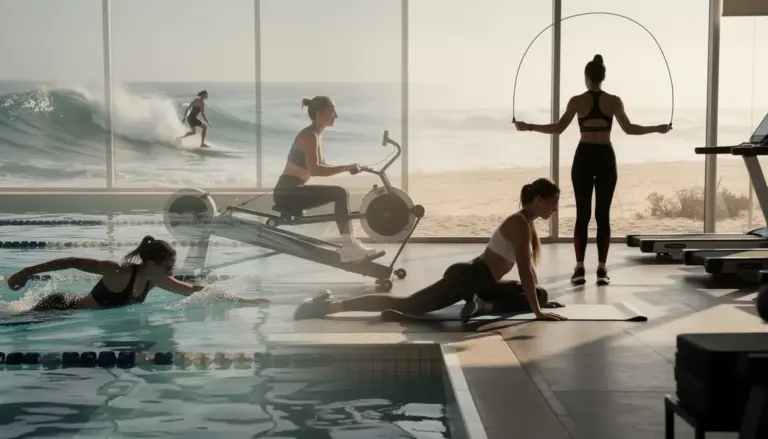 groupe femmes sports abdominaux sculptés motivation