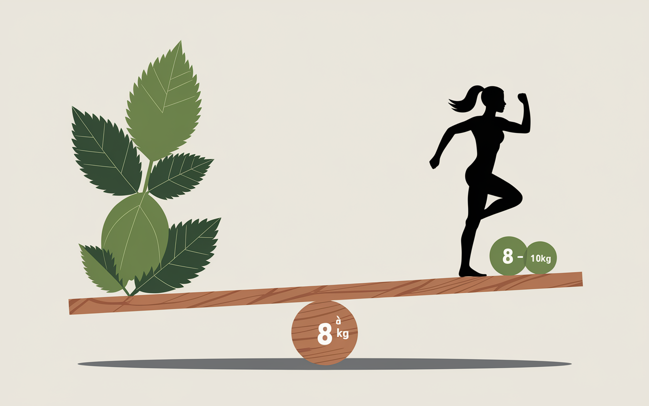 the vert brule graisses balance tasse silhouettes perte poids