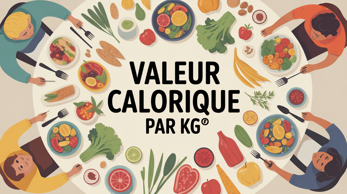 1 kilo combien de calories table familiale plats variés