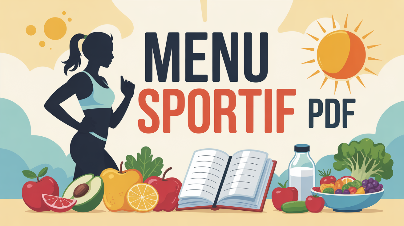 alimentation sportif menu pdf carnet alimentaire fruits légumes