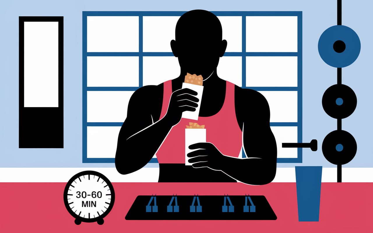 Consommation barre proteinee pour musculation post entrainement