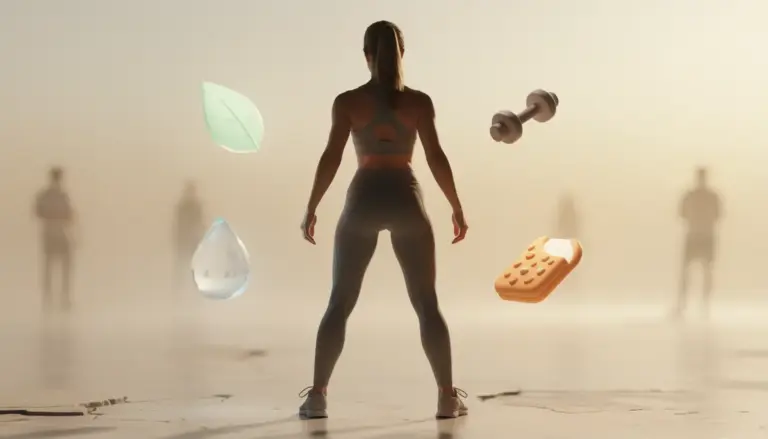 Silhouette sportive femme brûleur de graisse efficace bien-être