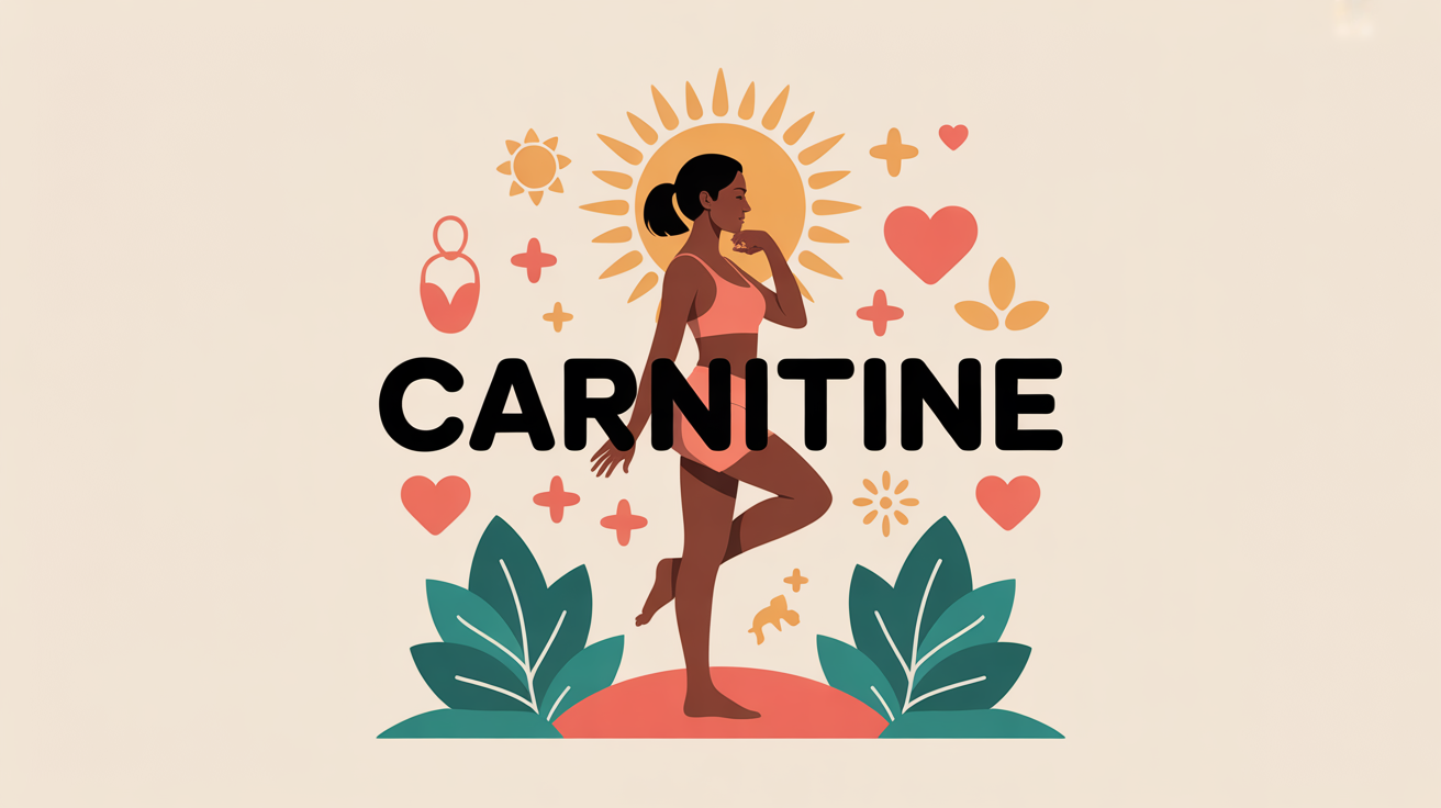carnitine and l carnitine silhouette symbole energie