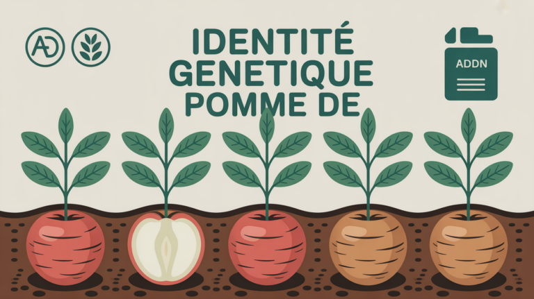 ig de la pomme de terre illustration identite genetique