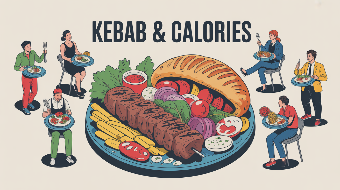 kebab calories appetissant galette crudites frites