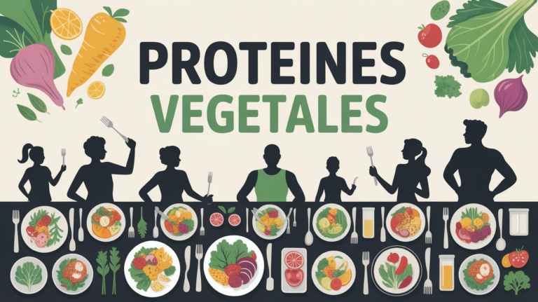 table conviviale plats vegetaux riches en proteines