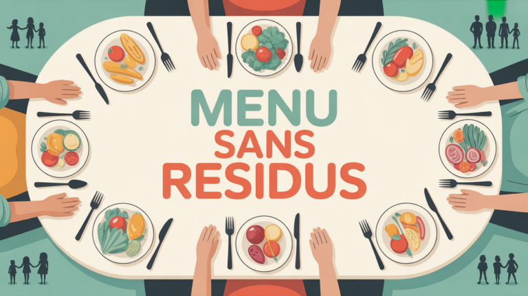 menu pour regime sans residus table aliments autorises et interdits
