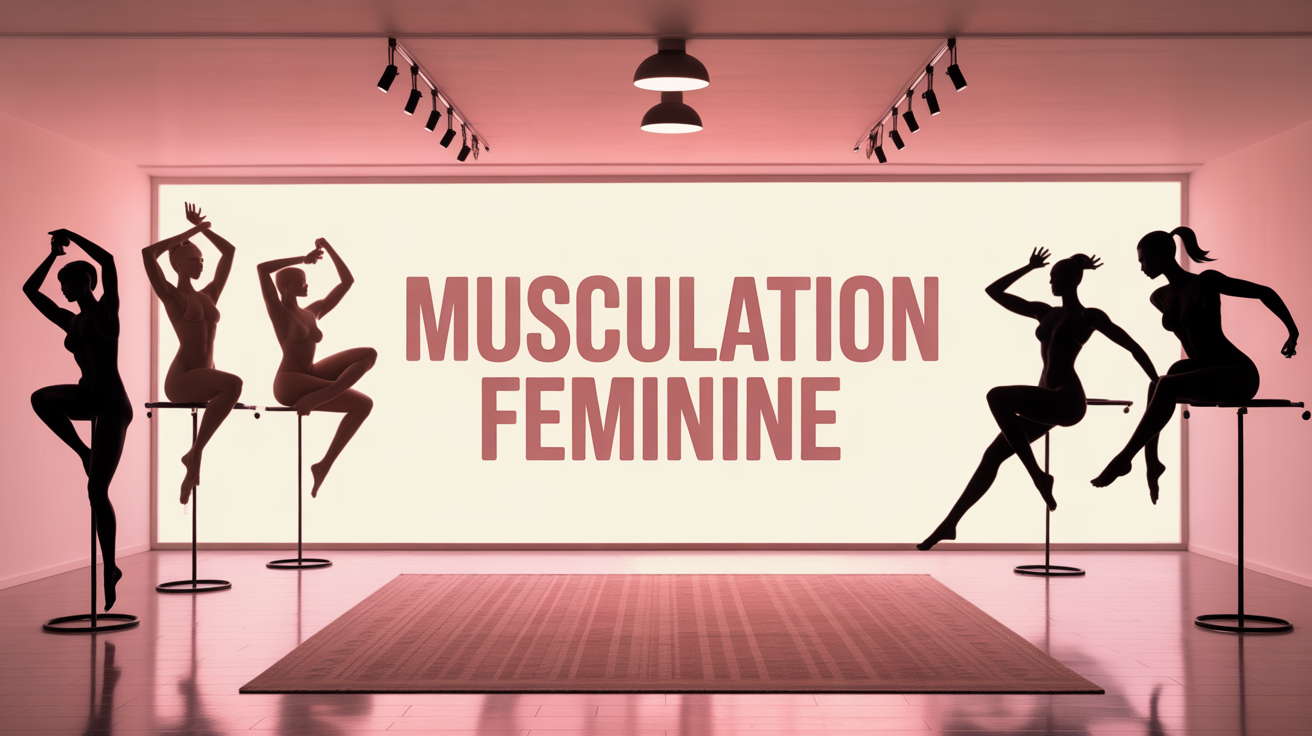 salle musculation exercice femme silhouettes