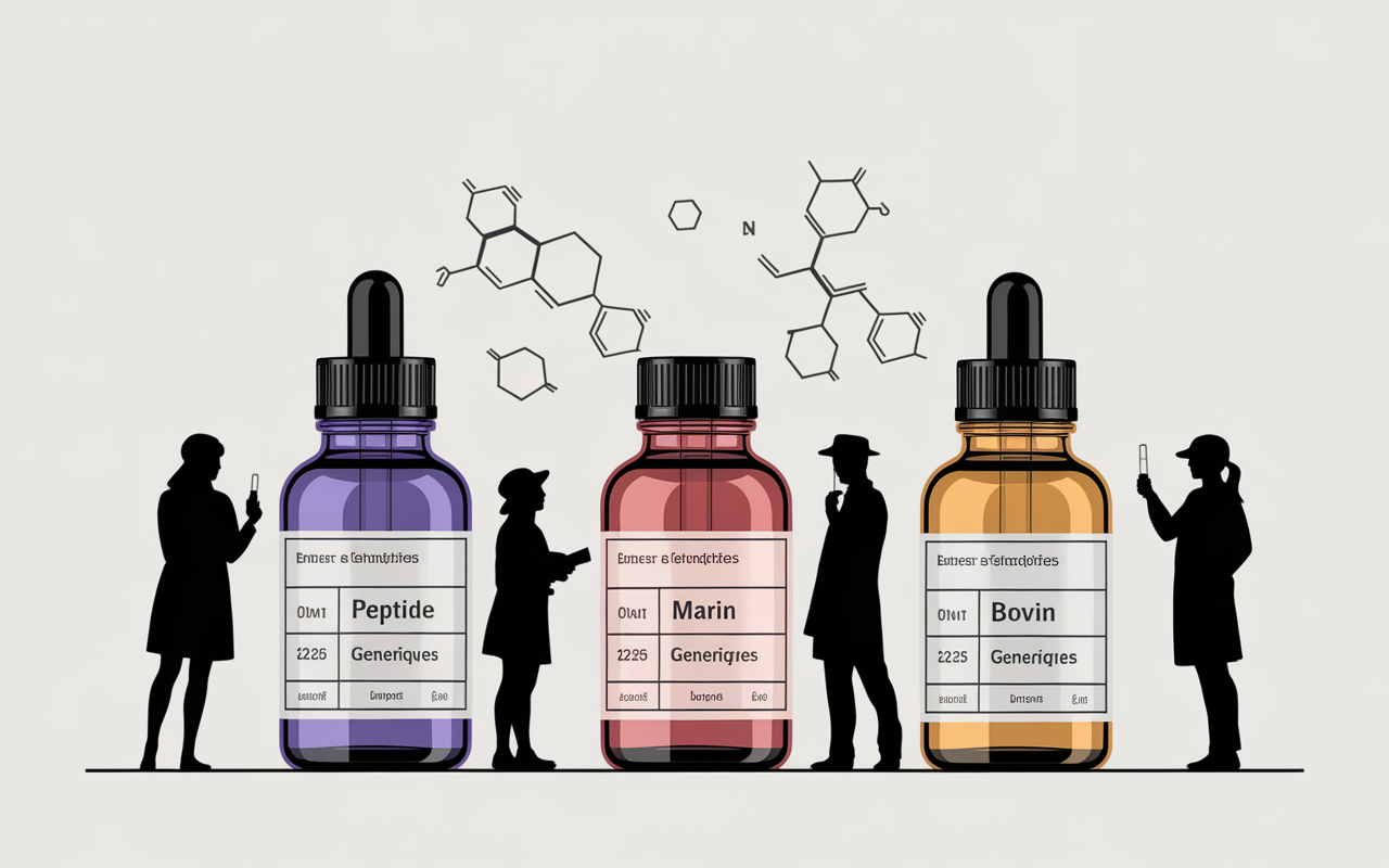 quelle dose de collagene par jour comparer peptide bovin marin