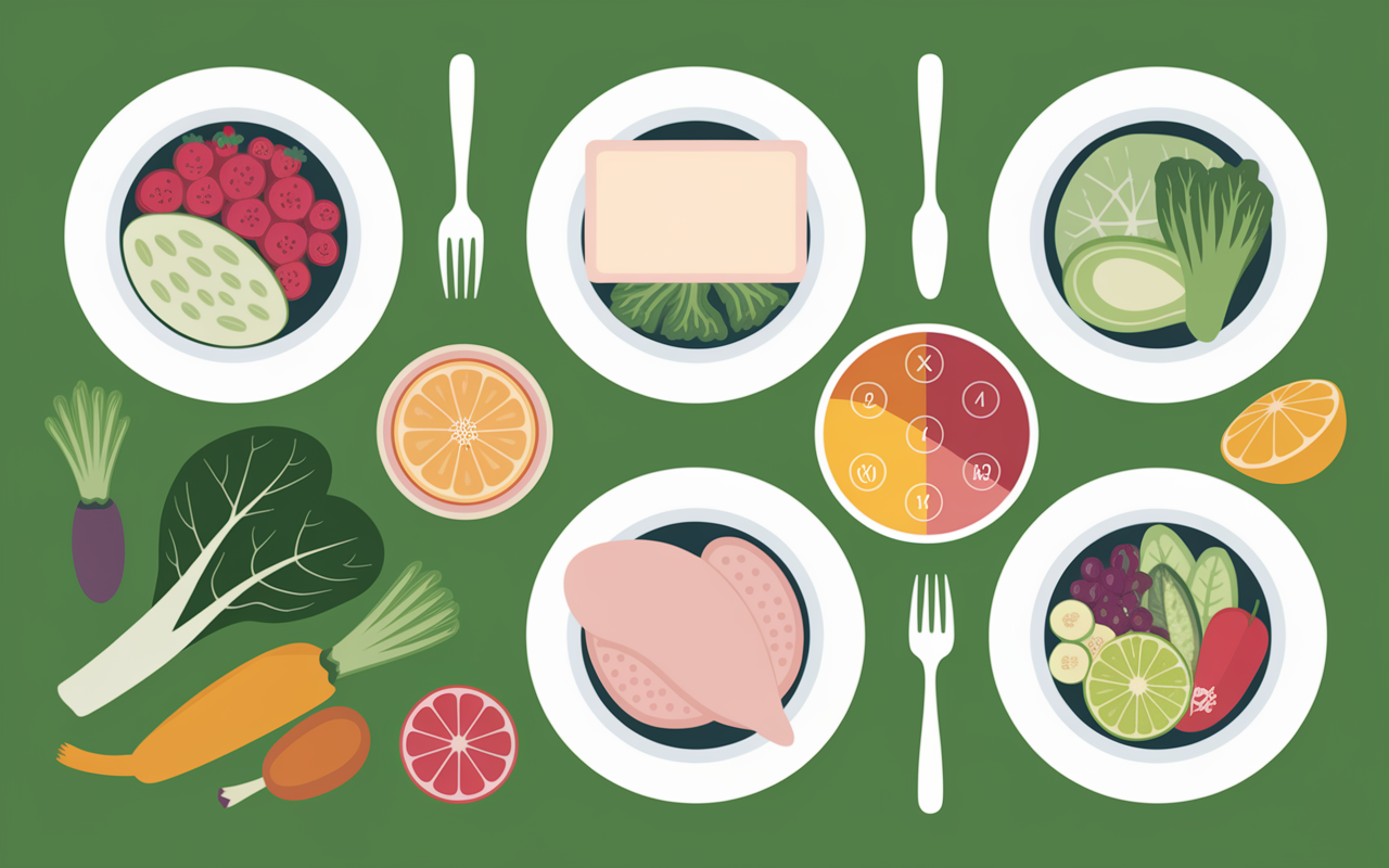 regime 1200 calories menu variantes substitutions