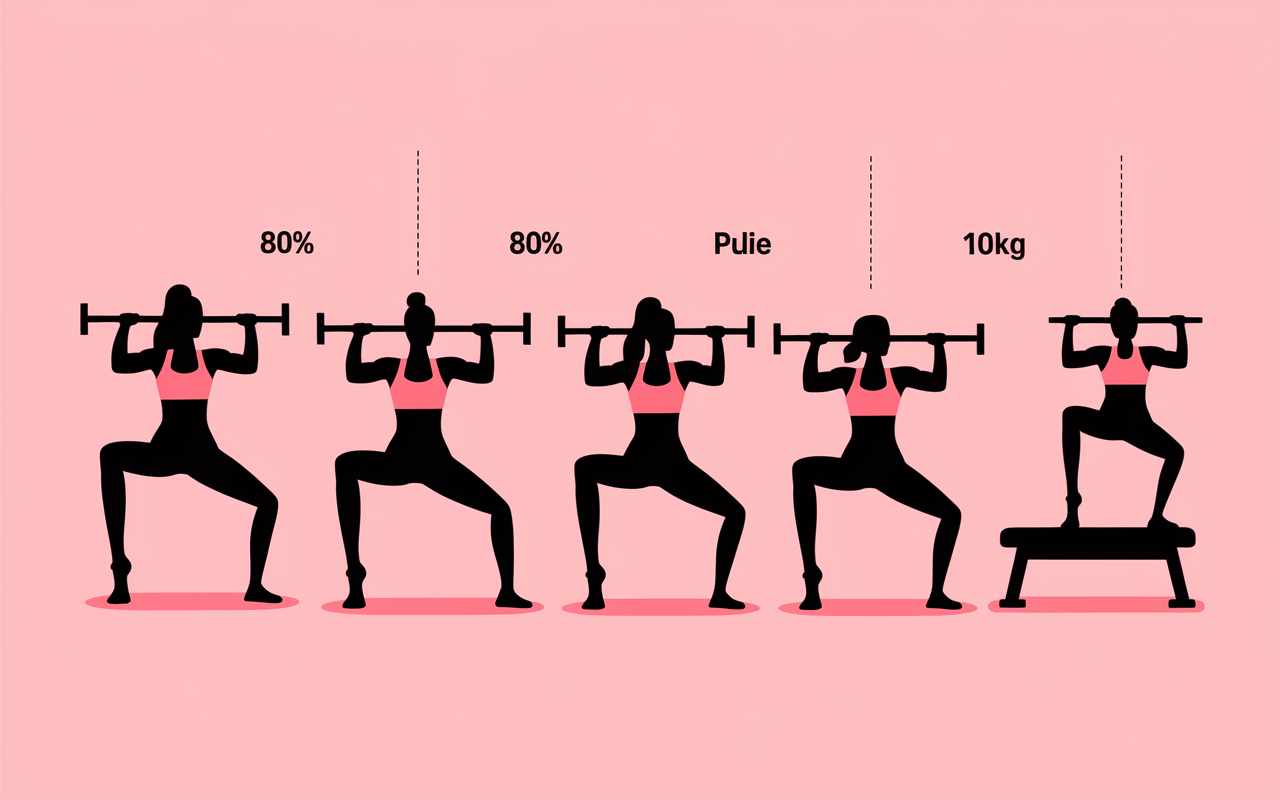Variantes tricep barre au front barre halteres poulie inclinaison