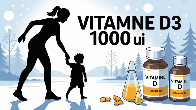 vitamine d3 1000 ui femme et enfant hiver
