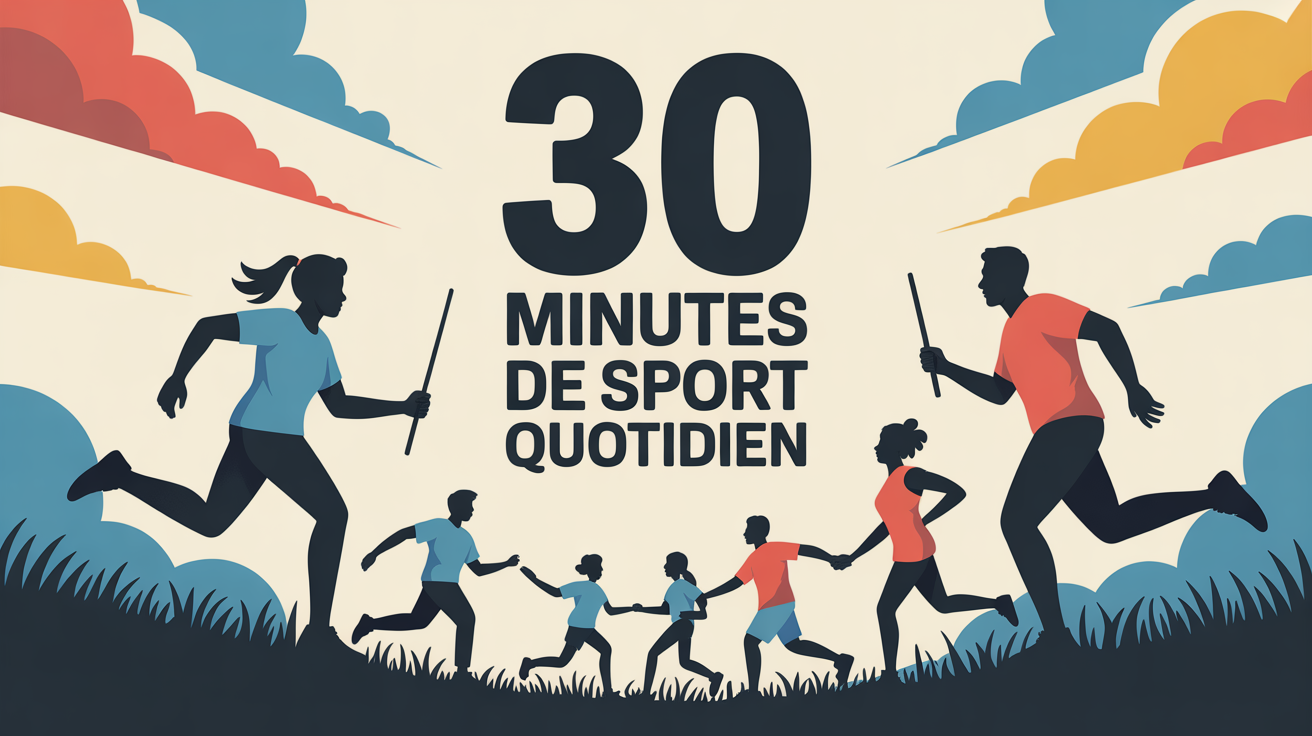 30 minutes de sport par jour avant apres famille energie