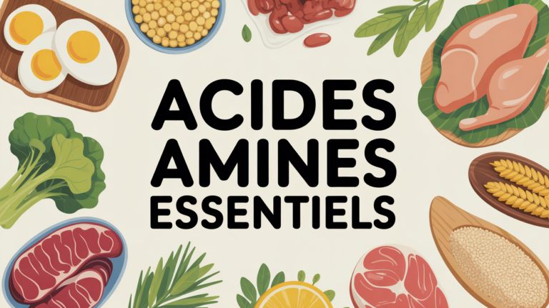 planche aliments riches en 8 acides amines essentiels
