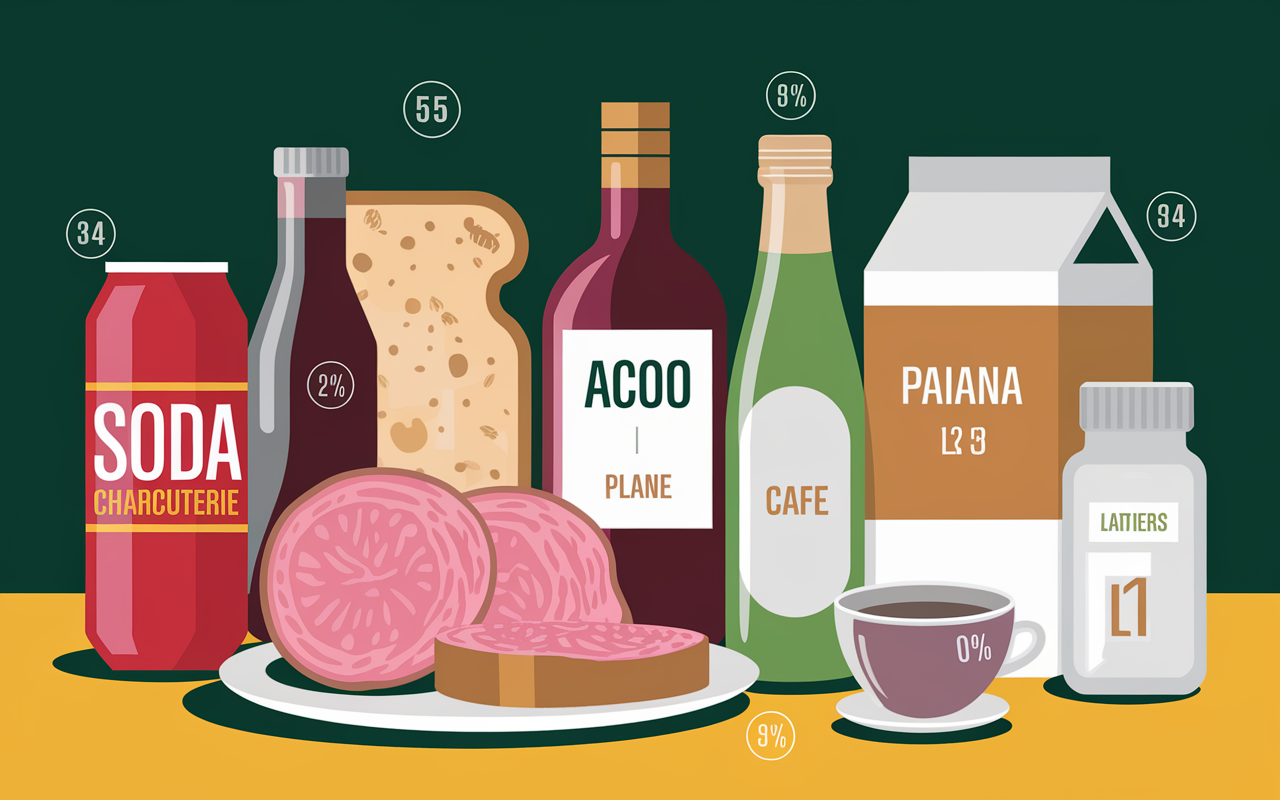 table aliments acide lactique aliments a eviter