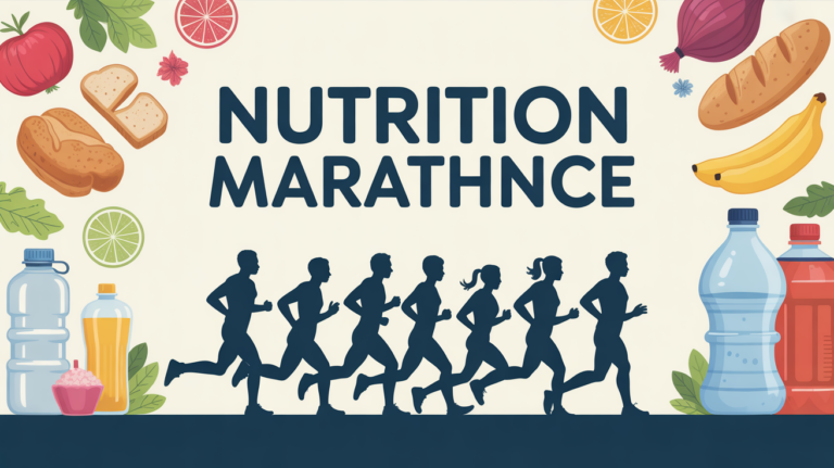 groupe de coureurs sur route alimentation pour un marathon