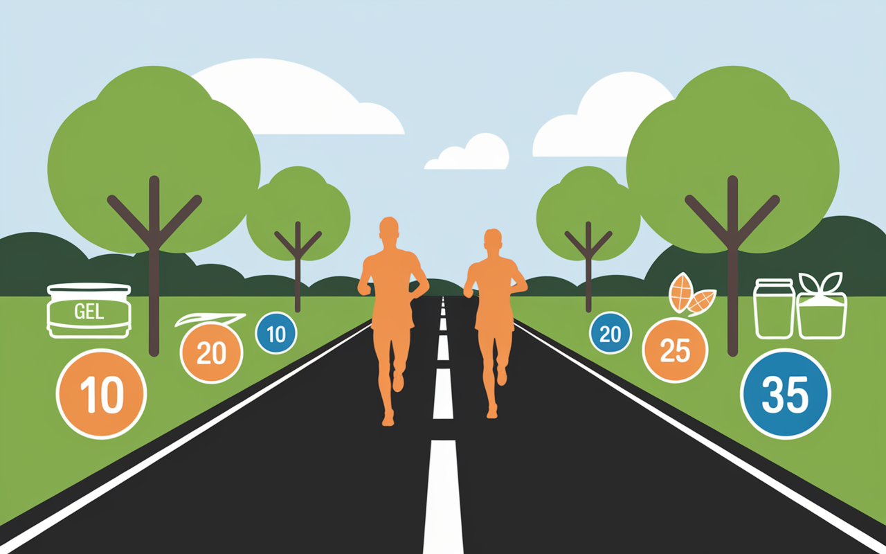 stratégie apport glucidique alimentation pour un marathon