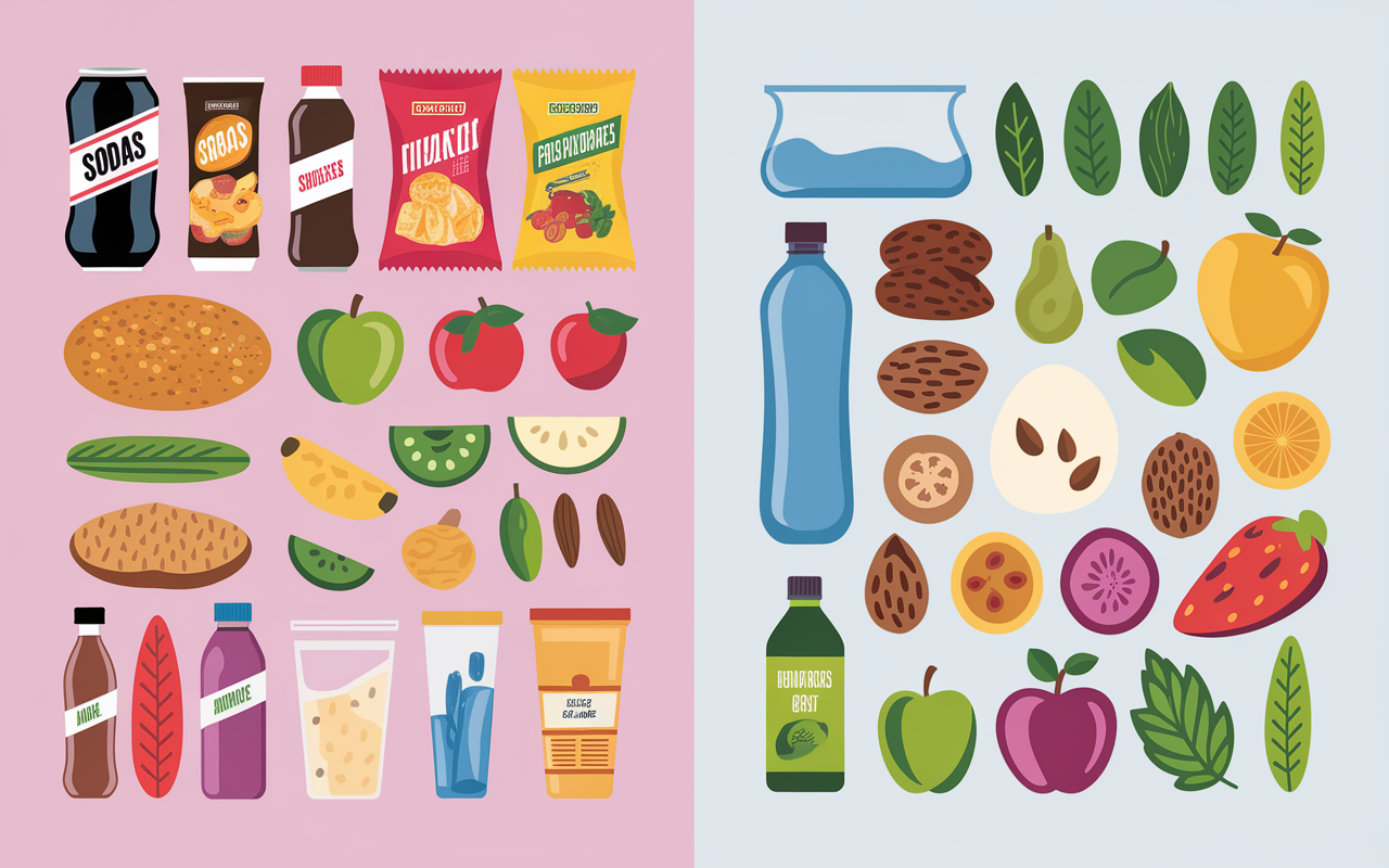 Alternatives aux aliments mauvais pour les muscles