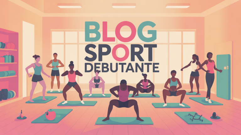 Groupe en exercice sur blog sport debutant