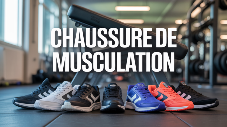 banc et chaussures musculation en salle moderne