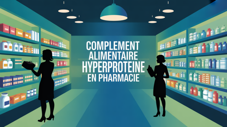 Scene pharmacie complement alimentaire hyperproteine pharmacie